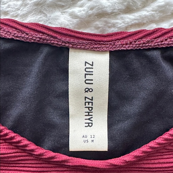 Zulu & Zephyr Deep Red Bikini - Picture 2 of 5